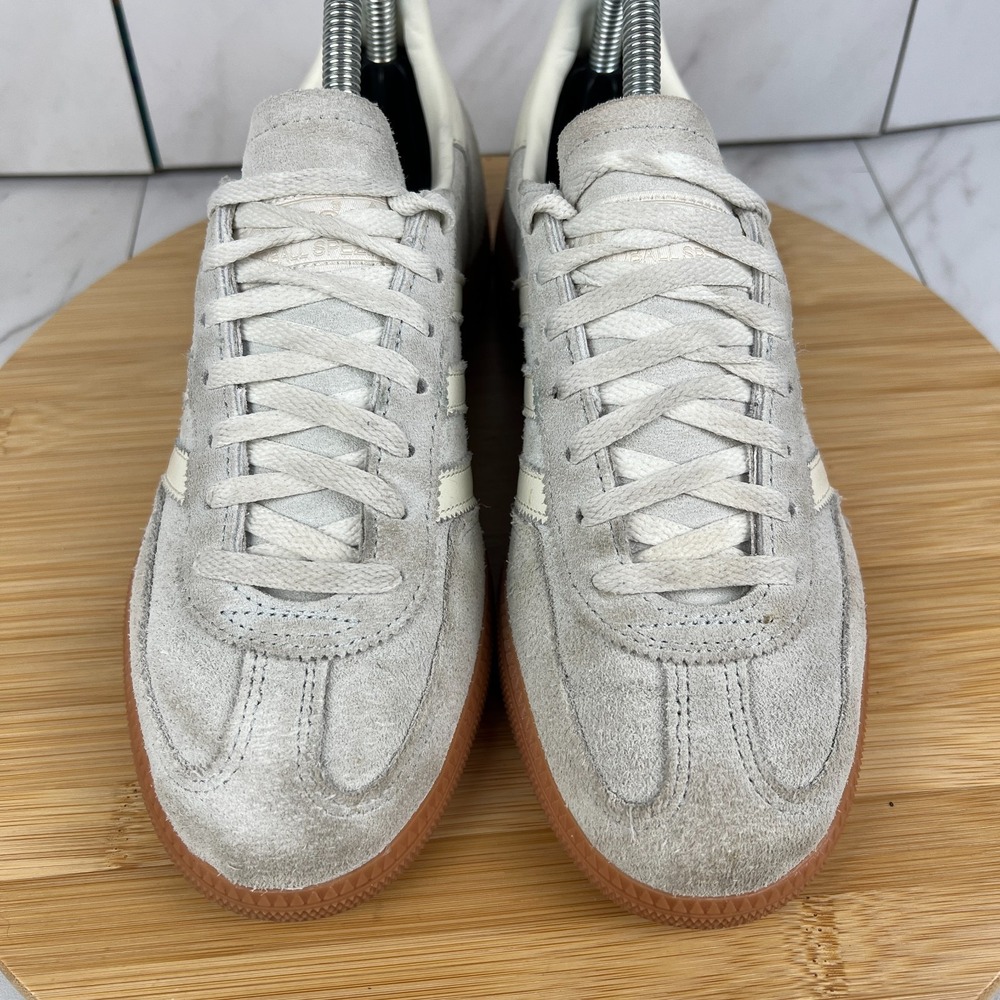 Adidas Handball Spezial Womens Size 6 Wonder Silver Off Suede White Shoes IF6491 - Picture 4 of 12